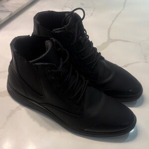 Aldo Men's Black Lace-Up Boots